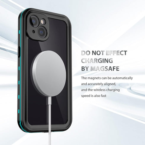 for iPhone 13 Case Waterproof Shockproof Dustproof Built-in Screen Protector, Rugged Heavy Duty Full Body Protection Phone Cover for iPhone 13 6.1...
