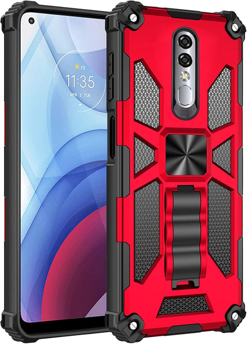 Asuwish Compatible with Coolpad Legacy Brisa Case and Tempered Glass Screen Protector Cover Cell Accessories Stand Kickstand Rugged Phone Cases fo...