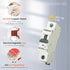 Miniature Circuit Breaker 400V 63A Single Pole AC Disconnect Switch DIN Rail Mount, Low-Voltage Miniature Circuit Breaker for Homes, Offices, Gara...