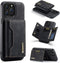 SZHAIYU 2 in 1 Detachable Back Cover Compatible with iPhone 13 Pro Max Wallet Case with Card Holder Leather Pocket Slim Phone Cases 6.7'' (Black)...