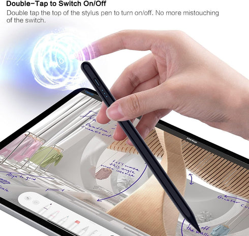 Stylus Pen for iPad 9th 10th Gen, Apple Pencil 2nd Generation, Fast Charge iPad Pencil for iPad Pro 11/12.9 3/4/5 Gen, iPad Mini 5/6, iPad 6/7/8, ...