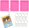 33Pcs Epoxy Resin Molds Kit - 3pcs Media Player Silicone Molds, Casting Molds for Keychain, Key Rings, Jump Ring for DIY Backpack Pendant, Polymer...