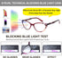 Cat Eye Blue Light Blocking Glasses for Womens - 2 Pairs Lightweight Blue Screen Computer Eyeglasses Anti Glare Glasses...