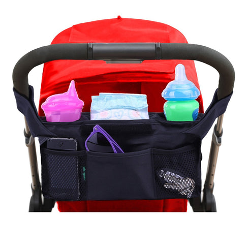 lebogner Luxury Stroller Organizer, Stroller Accessories, Universal Black Baby Diaper Stroller Bag, Stroller Cup Holder, Fits Most Strollers....