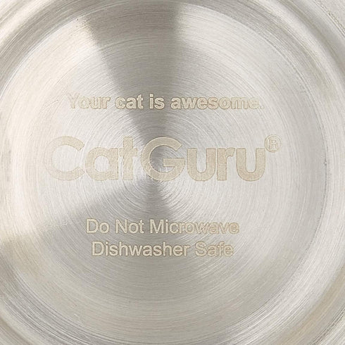 CatGuru Cat Bowls, Whisker Stress Free Cat Food Bowl, Reliefs Whisker Fatigue, Wide Cat Bowl, Non Slip Cat Food Bowls, Shallow Cat Dish, Cat Feedi...