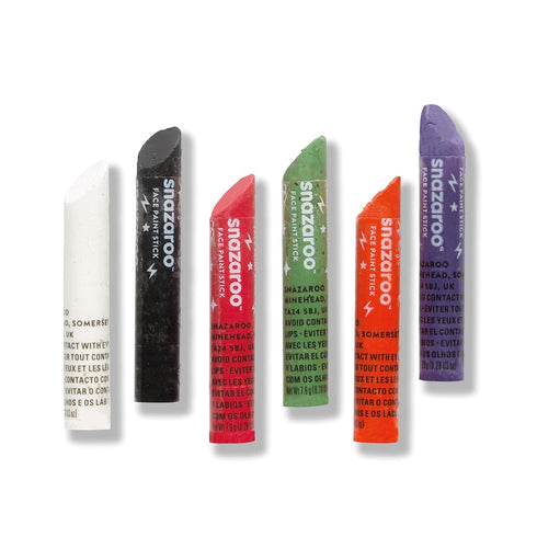 Snazaroo, Set of 6, Halloween Face Paint Sticks...