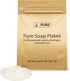 Pure Original Ingredients Soap Flakes (8 oz) Tallow Based, Homemade Laundry Detergent, Granulated Soap...