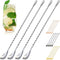 4 Pcs Bar Spoon Cocktail Stirrers – 12'' Long Spoons for Stirring | Stainless Steel with Polished Surface, Easy to Clean –Professional & Home Use,...