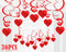 36PCS Heart Decorations Hanging Swirls - Valentines Day Party Supplies Favors Ceiling Decor...