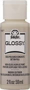 FolkArt, Polished Concrete 2 fl oz Assorted 59ml Brilliant Gloss Acrylic Paint for Easy to Apply DIY Crafts, Art Supplies with A Glossy Finish, 11...