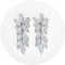 SWEETV Marquise Wedding Earrings for Brides, Bridal Bridesmaid Earrings for Wedding, Cubic Zirconia Dangle Drop Earrings for Women...
