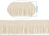 MegaPet Polyester Fringe Tassel Lace Trim 1 Inch x 82 Feet Chainette Fringe Fibre Trim Linen for Sewing Quilting Clothes Accessories Lampshade Cur...