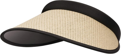 Wide Brim Sun Visor Hat Large UV Protective Golf Beach Cap Womens Beach Straw Hats Outdoor Tennis Caps Visors...