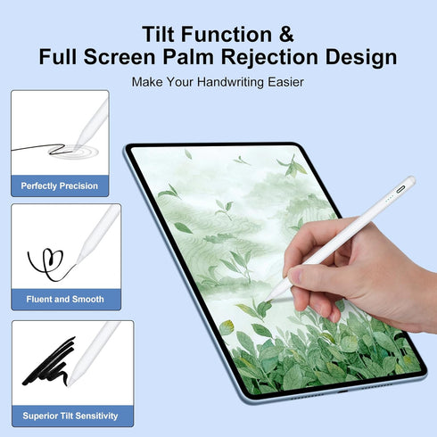 Stylus Pen for iPad 9th&10th Generation, Apple Pencil 2nd Generation, Apple Pen iPad Pencil Compatible with iPad Pro 11&12.9", iPad Air 5th/4/3rd ...