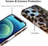 J.west Compatible with iPhone 11 Pro Case 5.8-inch, Luxury Sparkle Clear Women Leopard Print Soft Slim TPU Protective Phone Case Cover for Girls (...