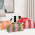 Summer Clutch Purses for Women Casual Crochet Dumpling Bag Colorblock Striped Cloud Clutch Handbags...