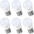 6W A15 Led Blulb 60 Watt Incandescent Equivalent, 550 LM Appliance Light Bulb, E26 Base Ceiling Fan Light Bulbs, 2700K Refrigerator Bedroom Kitche...