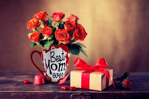 KINREX Best Mom Ever Mug – Valentines Day Gifts Mothers Day Gifts Coffee Cup for Women, Mother, Grandmother, Parent, Gift for Christmas, Birthday,...