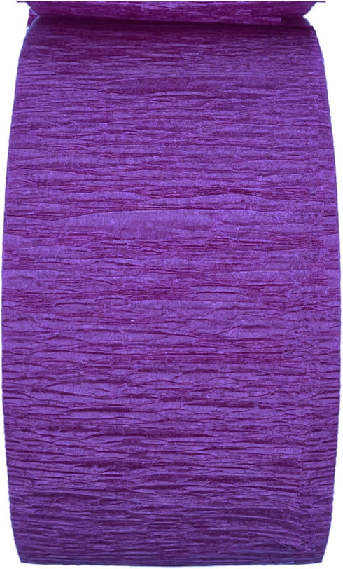 Purple and Silver Metallic Crepe Paper Color Streamers, 4 Rolls Total, Made in USA...