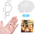 SelfTek 120 Pcs Christmas Light Clips & Hooks, Gutter Clips for Hanging Outdoor Holiday Lights...