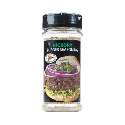 Hi Mountain | Gourmet Burger Seasoning | HICKORY BLEND | Rich, Natural Flavor of Smoked Hickory Enhanced with Salt & Garlic | Ideal Hamburger Seas...