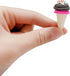 100pcs Miniature Candy Lollipop Decor Mixed Polymer Clay Sets for Childs Pretend Kitchen Play Cooking Game DIY Party Doll house Accessory...