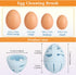 Egg Brush,Egg Cleaner for Fresh Eggs, Silicone Multifunctional Vegetable/Egg Scrubber Egg Washer,Reusable Cleaning Tools for Egg Washer (Z_Blue 1p...