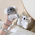 Yatchen Furry Case for AirPods Pro,Funny Cute 3D Cartoon Plush Kawaii Koala Fluffy Soft Warm Cover Case Carrying with Keychain Anti-Fall Protector...
