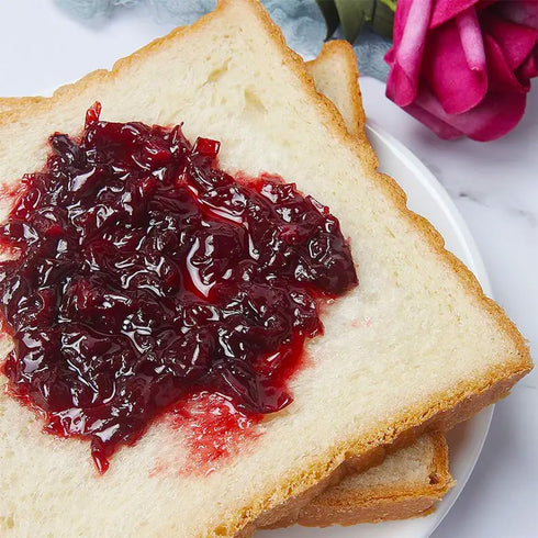 SIJIYUNLI-Rose Sauce 400g/14.1oz Bread Companion, Jam, Flower Sauce, Fresh Sweet Dipping...
