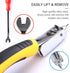 2PCS Upholstery and Construction Staple Remover with Tack Puller Tool, Nail Puller, Carpet Remover, for Removing Various Staples for Furniture, Fl...