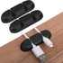 Cable Clips 3PCS Cord Wire Organizer Cable Management Holders 4 Hole Silicone Cable Harness USB Charging Accessory Cable Holder for Office and Hom...