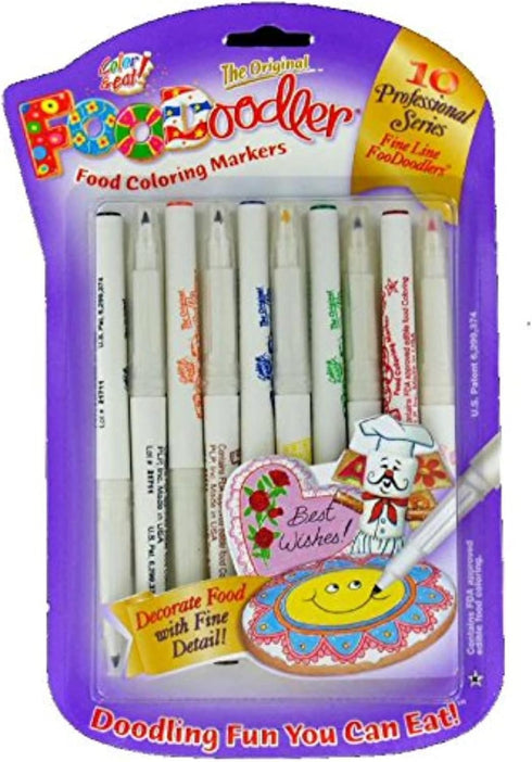 Food Coloring Markers - 10 Colors - Kosher (1, A) by Private Label...