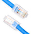 Cat5e RJ45 Connectors,100-PACK Cat5 Ends/Cat 5 Connector/Cat 5e RJ45 Modular Plugs(3-Prong Gold Plated 15?),UTP Network Plug for Solid Strand Cabl...