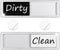 Dishwasher Magnet Clean Dirty Sign Shutter Only Changes When You Push It Non-Scratching Strong Magnet or 3M Adhesive Options Indicator Tells Wheth...