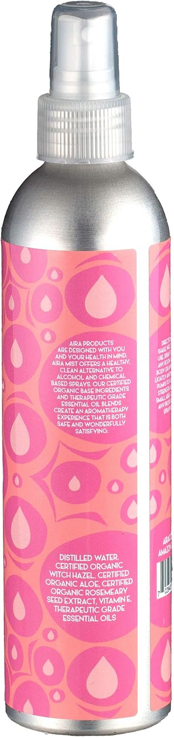 Aira Mist Love Spell Organic Room Spray - Essential Oil Spray with Therapeutic Essential Oils - Air Freshener - Living Room Spray & Bathroom Spray...