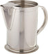 Winco Stainless Steel Water Pitcher with Guard, 64-Ounce...