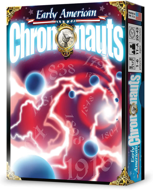 Looney Labs Early American Chrononauts Card Game - Travel Through Time and Change History...