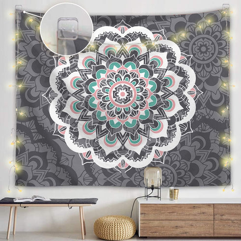 20 Pieces Self Adhesive Clips, Wall Clips,Tapestry Hangers,Photo Clips for Paper Flag Hanger,Sticky Clips for Teachers,Double-Sided Adhesive Sprin...
