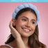 Bliss Women's Spa Headband - 2 Pack Microfiber Makeup Bubble Headband - Puffy Hair Band for Washing Face, Facials, Skincare, Shower, Size, Orange/...
