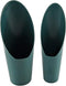 HOME-X Soil Scoops, Small Gardening Tools, Potting Scoopers, Bonsai Tool, Set of 2 Different Sizes – Green- 6 ½” x 2 ½ “ and 6 ¼ “ x 1 ¾ “...