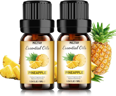 Pineapple Fruit Essential Oils - Fragrance Oil for Diffusers, Candle&Soap Making - Premium Aromatherapy Oil with Fruity Scent (2x10ml)...