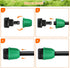 1/4 Inch Drip Irrigation Fittings, Lock Barbed End Caps for ¼ in. Tubing, 30 Pieces Barbed End Plugs Drip Parts Locked End Cap Connectors, Drip Li...