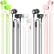 Wired Earbuds with Microphone 5 Pack, in-Ear Headphones with Heavy Bass, High Sound Quality Earphones Compatible with iPad, Laptop, MP3, Android S...