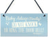 Meijiafei Baby Asleep Bedroom Door Sign Baby Sleeping New Born Mum Hanging Wall Plaque Shower Gift 10" X 5"...