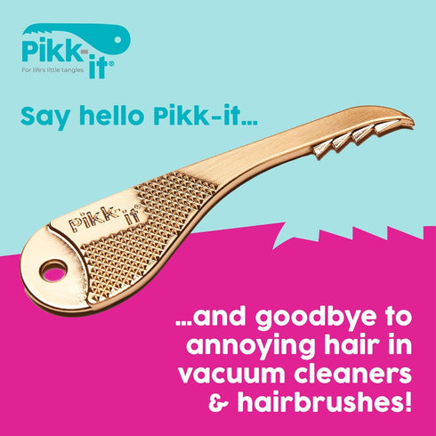 Pikk-it® Amazing Tool for Your Vacuum That Removes Tangled Hair in Seconds, Improves Cleaning Power & Efficiency. Great on Pet & Human Hair, Super...