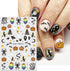 JMEOWIO 9 Sheets Halloween Nail Art Stickers Decals Self-Adhesive Bat Ghost Nail Supplies Nail Art Design Decoration Accessories...