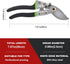 Pruning Shears for Gardening, Bonsai Cutters, Gardening Shears Heavy Duty, Cutting Shears Garden,Hedge Clippers, Rose Pruning Shears, Hand Clipper...