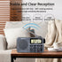 Portable AM/FM Radio, Small Pocket Radio with Bass Speaker, Support Micro SD Card and Record, Long Battery life, Alarm and Sleep Function...