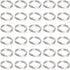 Pawfly 100 Pack 2/5 Inch Mini Split Jump Ring with Double Loops Small Metal Rings Connectors for Jewelry Necklaces Bracelets Earrings Crafts Ornam...