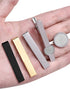 6Pcs Cufflinks Classic Tie Clips Bar Pin Initial Alphabet Letter Shirt Studs A-Z for Men Women Business Wedding...